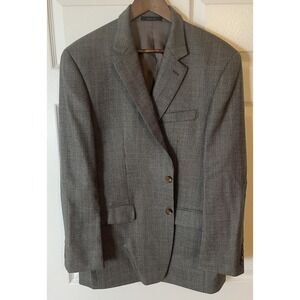Lauren Ralph Lauren Blazer Men's 42R‎ Gray Wool Sport Coat Two Button Jacket